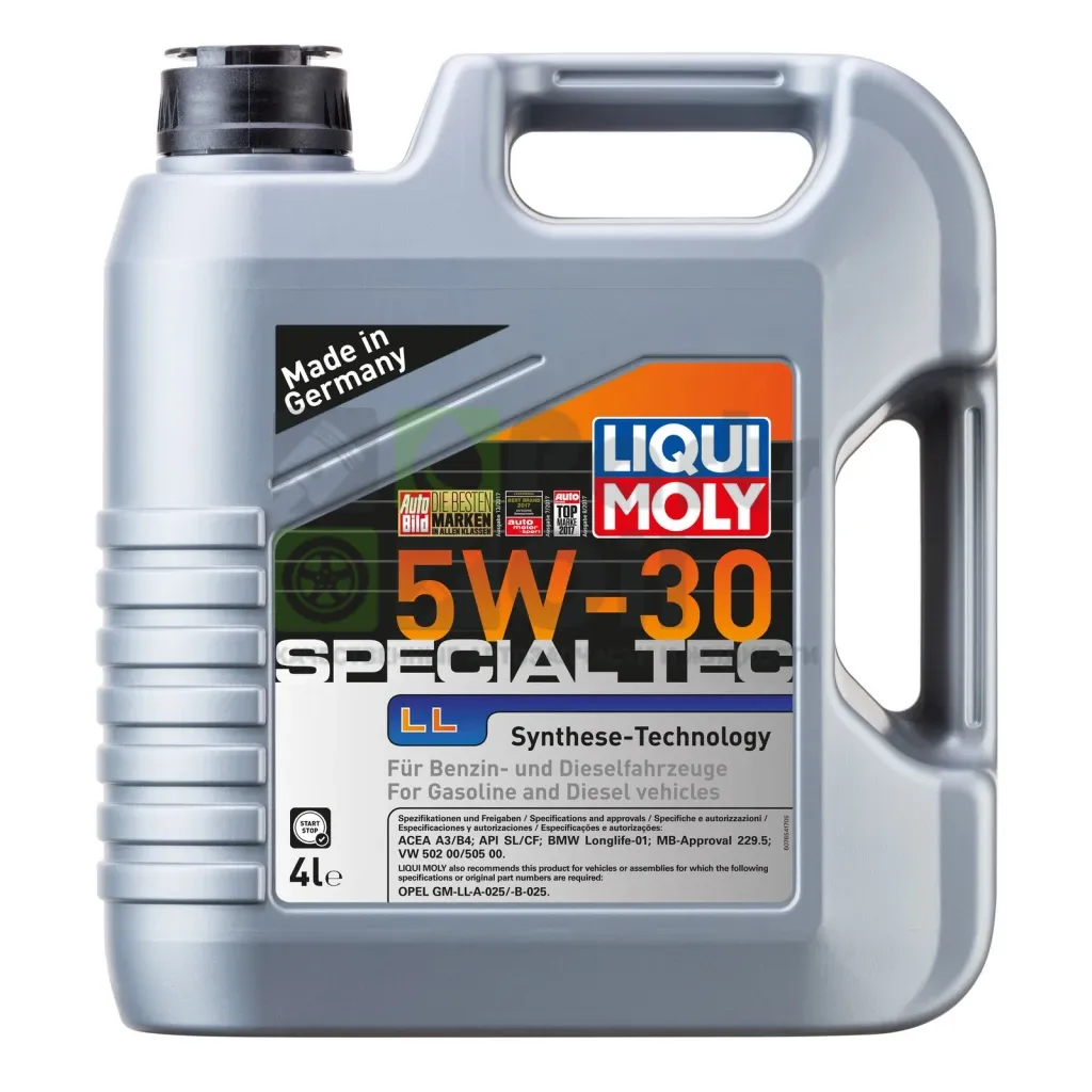 Моторное масло Liqui Moly Special Tec LL 5W-30 синтетическое 4 л